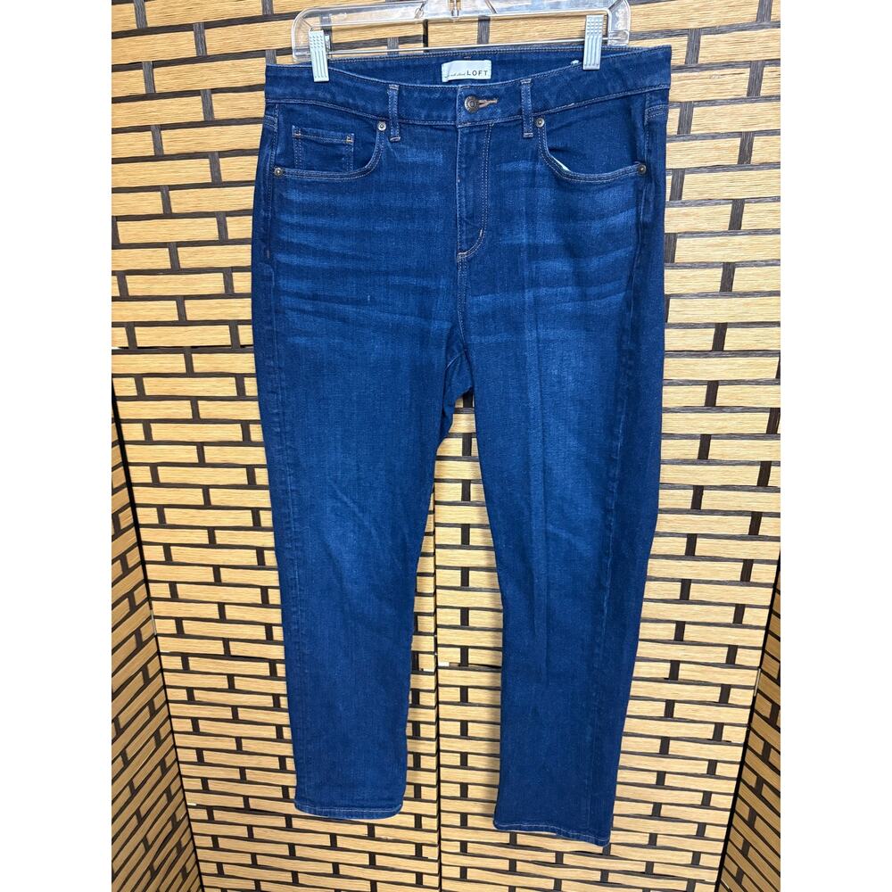 Loft‎ The Curvy Super Soft Girlfriend Jeans Size 12/31